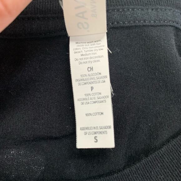 Roaring 20's Theta Phi Alpha Black & Gold V-Neck T-Shirt Short Sleeve Size Small - Picture 6 of 8